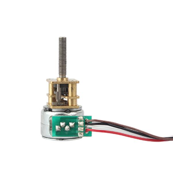 China Supplier 5vDC Security System Micro 15mm Stepper Motor With Gear Motor for