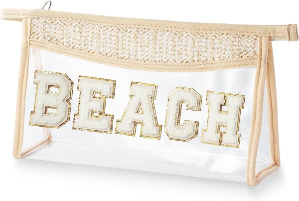 Cosmetic Bag Transparent PVC Travel Toiletry Bag Beach Cosmetic Bag Travel