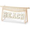 Buy cheap Cosmetic Bag Transparent PVC Travel Toiletry Bag Beach Cosmetic Bag Travel MakeUp Pouch from wholesalers