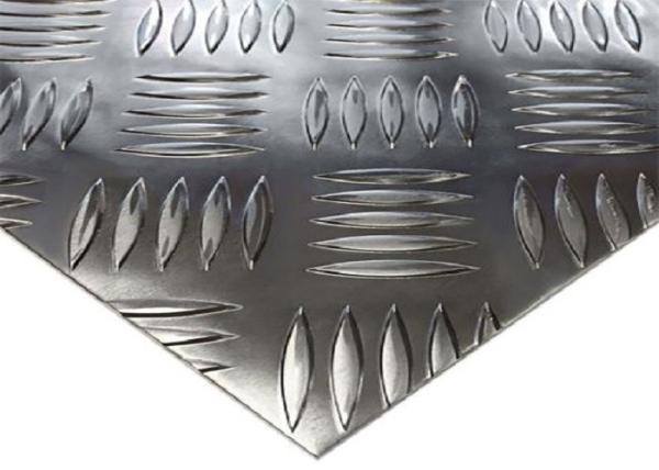 Buy cheap 1060 5052 Diamond Tread Aluminum Sheet , Lightweight Aluminum Sheets For Indoor Stairs from wholesalers