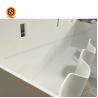 Buy cheap Curved Shaped Solid Surface Wash Basin Non Porous CE Approved from wholesalers