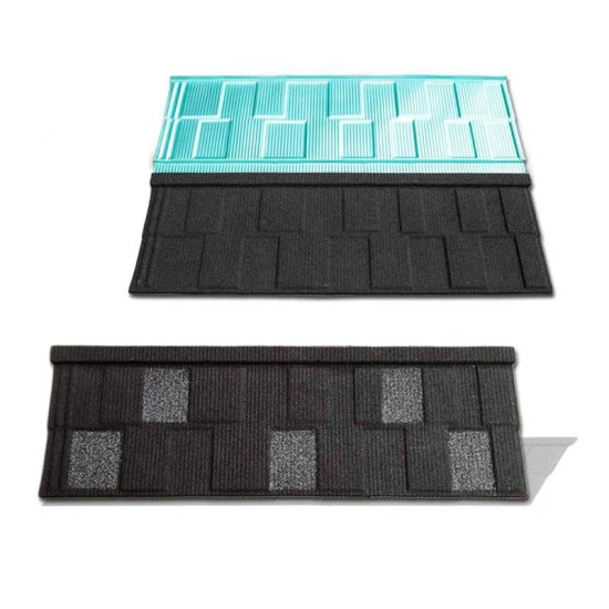 0.40mm Green AFP Galvalume Steel GL Stone Coated Tiles Villa Roof 55% Aluzinc Steel Roof Panels DX51D ASTM A792M S280GD