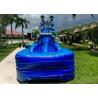 Buy cheap Large Inflatable Water Slides Blue Outdoor Commercial Grade Inflatable Water Slide from wholesalers