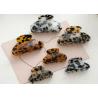 Buy cheap Korean high-grade acrylic hair clip girls ponytail hair accessories marbling style large disc hairpin from wholesalers