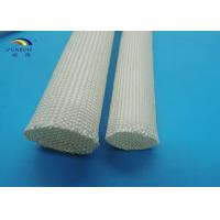 Buy cheap Non-alkali Braided High Temperature Fiberglass Sleeving for Insulators / Wires product