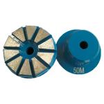 10mm Ground Grinding Metal Bond Tooling With 10 Segments Concrete Grinding Plugs
