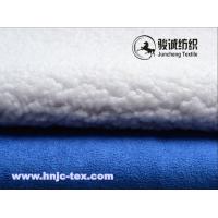 Buy cheap Soft handle suede fabric with lamb wool back for woman dress and other apparels product