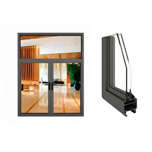 Buy cheap GC38 Series Black Casement Windows 1.2m-1.4mm Profile Aluminum Casement Windows from wholesalers