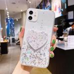 40grams Designer Cell Phone Cases Glitter With Makeup Mirror Kickstand