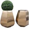Buy cheap Elegant outdoor round metal flower pots planters for sale from wholesalers