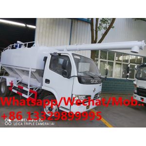 Buy cheap Customized mini 6cbm livestock poultry feed pellet truck for sale, New good price 3tons bulk feed container on truck from wholesalers