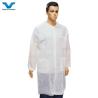 Buy cheap 30GSM-50GSM Non Woven White Lab Coat For Food Industry Visitors Personalized Design from wholesalers