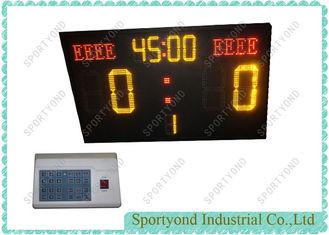 Buy cheap Red And Yellow College Sports Scoreboard For Soccer Match , Aluminum Housing from wholesalers