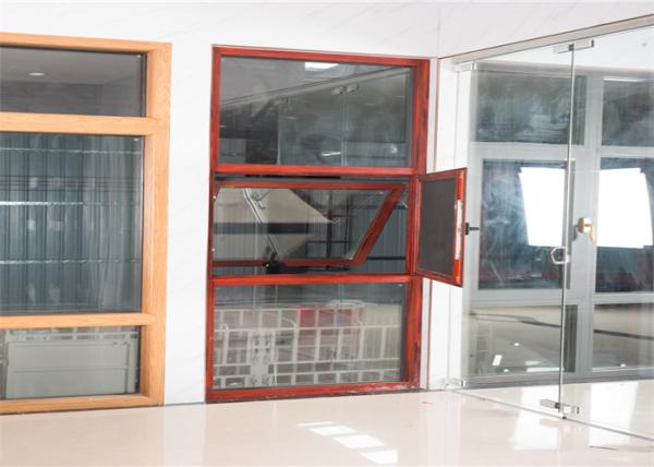 Buy cheap Buildings Standing Aluminium Glass Window Red Outwards To Open Soundproof from wholesalers