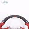Buy cheap Red Leather Sports A90 Supra Steering Wheel Toyota Alcantara from wholesalers