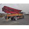 Buy cheap Second-hand Construction Machinery Used 38m Concrete Pump Trucks hydraulic stationary placing boom from wholesalers