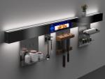Kitchen LCD Intelligent Lighting Products Gas / Smoke Concentration Detect