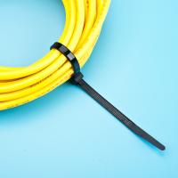 Buy cheap 200mm Self Locking Nylon Cable Ties , SGS Black Plastic Cable Ties product