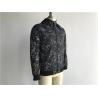 Buy cheap Black Mens Polyester Jacket Coated Printed With Detachable Hood TW58570 from wholesalers