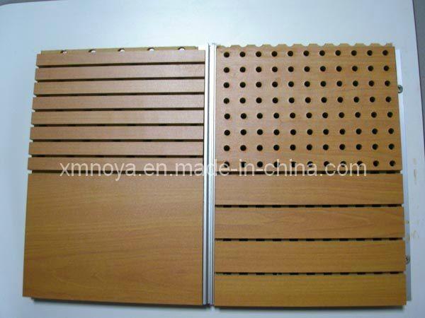 Buy cheap Fireproof Wooden Acoustic Sound Absorption Perforated Interior Wall Decorative Panel from wholesalers