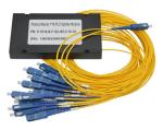 1X16 ABS Box Fiber Optic Coupler Splitter 2.0mm Cable And SC PC Connector
