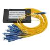 Buy cheap 1X16 ABS Box Fiber Optic Coupler Splitter 2.0mm Cable And SC PC Connector from wholesalers