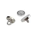 Buy cheap High Magnetic Force NdFeB Fishing Magnet D80x19mm-M10 with Permanent Magnetic Field from wholesalers