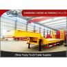 Buy cheap 60ton Hydraulic Lowbed Low Deck Tri-axles Low Loader Cargo Semi Truck Trailer from wholesalers