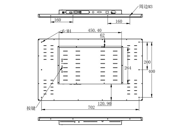 32-Inch Linux Embedded Display for Conference Rooms, Industrial Automation, Control Panels, and Exhibition Halls