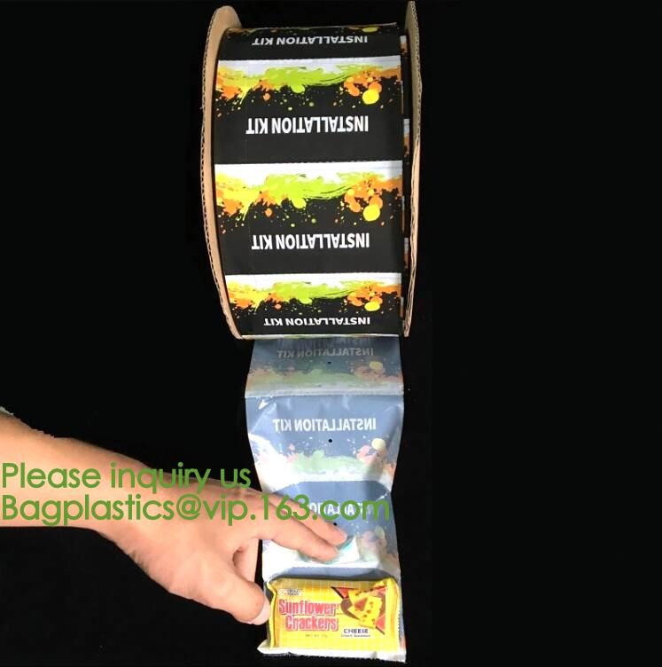 custom design degradable clear self adhesive seal plastic auto bag,Bag sealing pre-opened poly bags on a roll,transparen