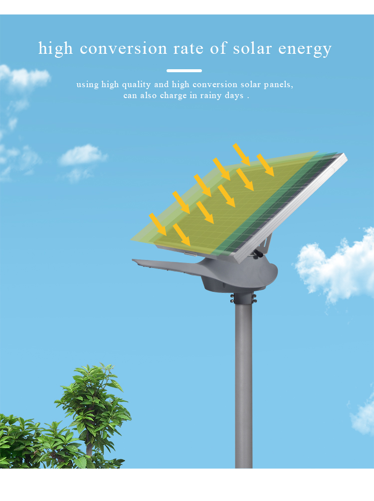 High conversion rate solar light