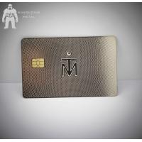 Buy cheap Golf Club Laser Engraved Metal Business Cards Glossy Frosted Surface Finishing product