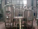 500L Beer Production Line , Stainless Steel All In One Beer Brewing System For