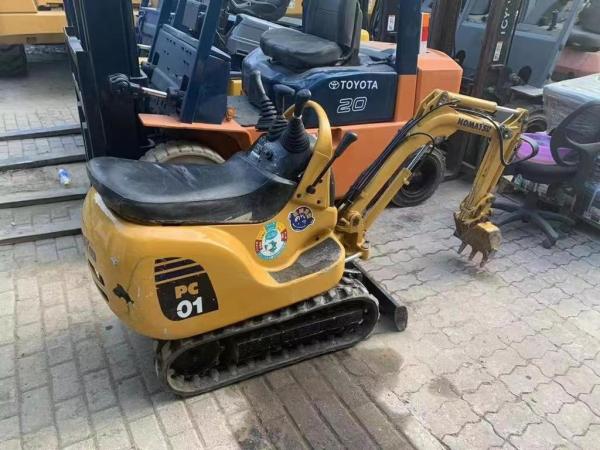 Buy cheap PC01 Original Color Used Komatsu Mini Excavator For Working Indoors from wholesalers