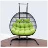 Buy cheap Modern Green Cushions Double Seater Stand Outdoor Hanging Swing Chair from wholesalers
