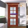 Buy cheap Luxury Home Decor Aluminium Clad Wooden Doors With doube glass Good Air Tightness from wholesalers
