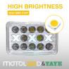 Buy cheap Plastic Reflector 6*4 inch DC12V Cg125 125cc DRL Flash Motorcycle LED Accessory Headlight from wholesalers