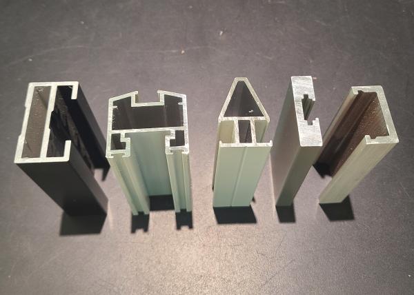 Buy cheap T66 Aluminium Sliding Window Profile Wood Grain Transfer Printing from wholesalers