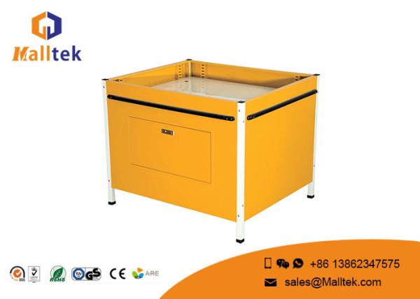 Buy cheap Portable Free Standing Shop Fittings Plastic Promotion Counter For Supermarket from wholesalers