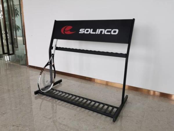 Buy cheap Cold Rolled Steel 1 Meter Tennis Racket Holders Sports Display Shelves from wholesalers