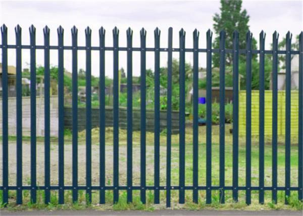 Buy cheap Euro Style Decorative Metal W D Pale Steel Palisade Fencing Green Color from wholesalers