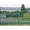 Buy cheap Euro Style Decorative Metal W D Pale Steel Palisade Fencing Green Color from wholesalers
