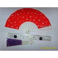 Buy cheap 12cm promotional plastic hand fan with paper or fabric , perfect for promotion product