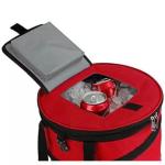 Waterproof Foldable Insulated Picnic Cooler Bag Outdoor Round Shape