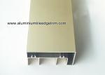 Anodised Gold Aluminum Extrusion Sliding Door Track / Channel
