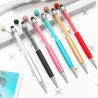 Buy cheap Cute Crystal Pen Diamond Ballpoint Pens Stationery Ballpen 2 In 1 Crystal Stylus Pen from wholesalers