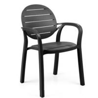 Buy cheap new style modern outdoor plastic dining arm chair furniture product
