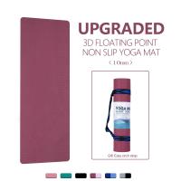 Buy cheap Purplish Red Sport Yoga Mat Extra Thick 10mm TPE Wear Resistance product