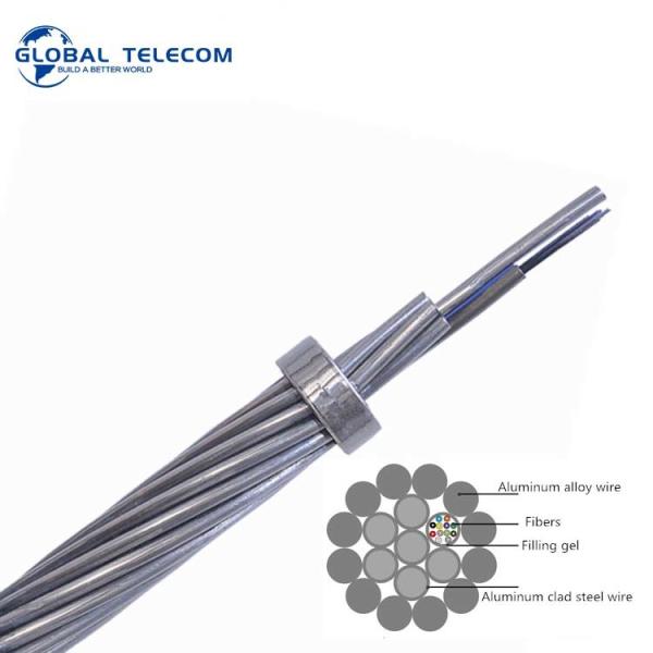 Buy cheap OEM G652d Opgw Fiber Optic Cable For Outdoor Use 24 Core 48 Core from wholesalers