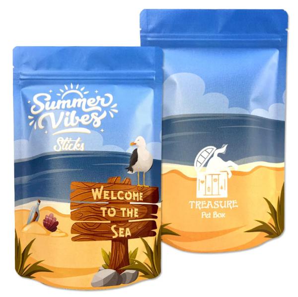 Buy cheap Printing Plastic Bag Manufacturer Full Printing Stand Up Zip Lock Pouch Mylar Packaging Bag from wholesalers